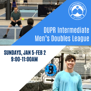 intermediate men’s double league